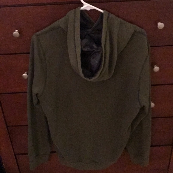 Olive Green Hoodie - Picture 2 of 2